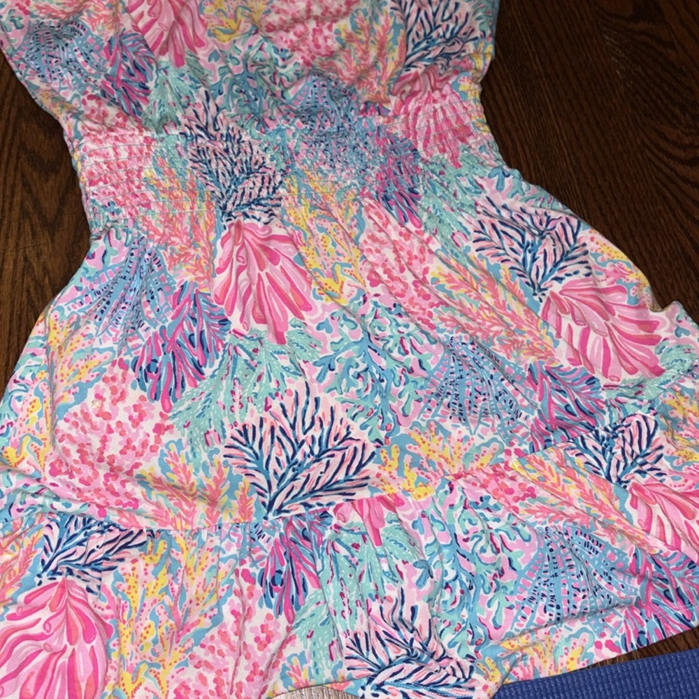 Lilly Pulitzer Ruffle Romper - Picture 3 of 8
